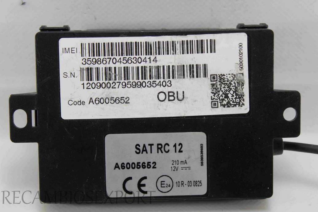 Modulo Renault Laguna Toyota Avensis A6005652 SATRC12 SAT RC 12 01213325900 - foto 2
