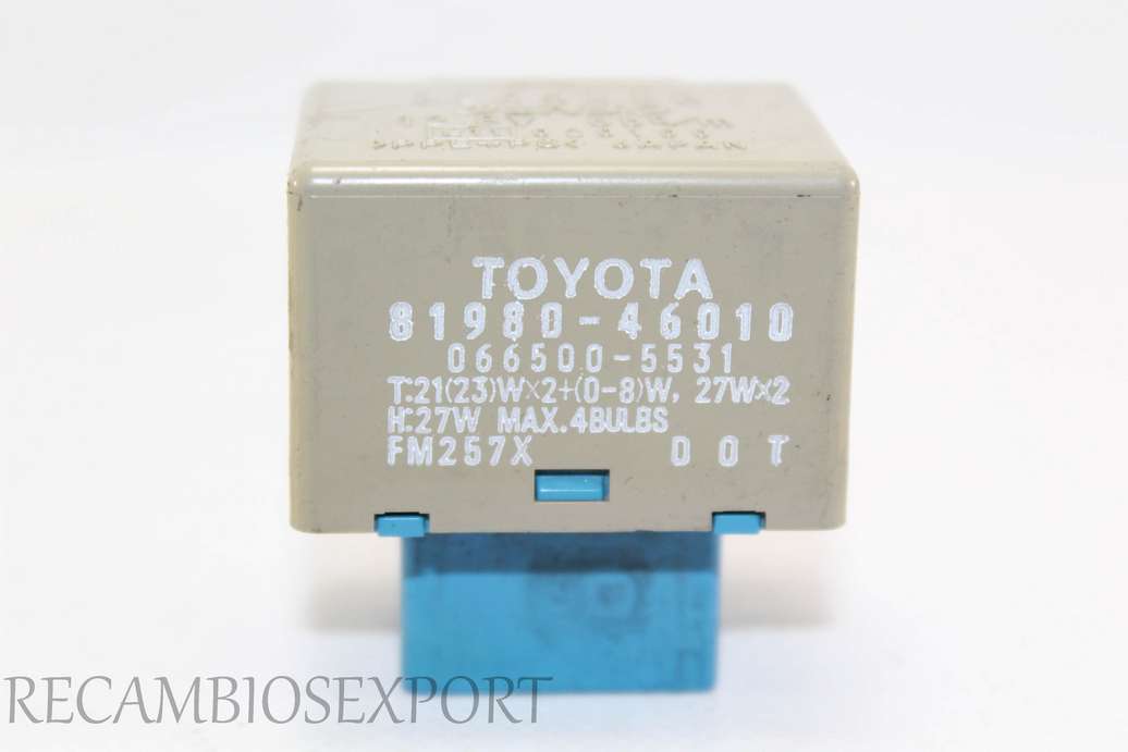 Relé Toyota Lexus 8198046010 81980-46010 0665005531 066500-5531 - foto 1