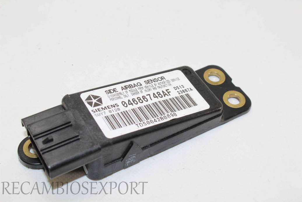 Sensor de airbag Chrysler Grand Voyager 04686748AF Siemens 5WY70120 5WY7 0120 - foto 1