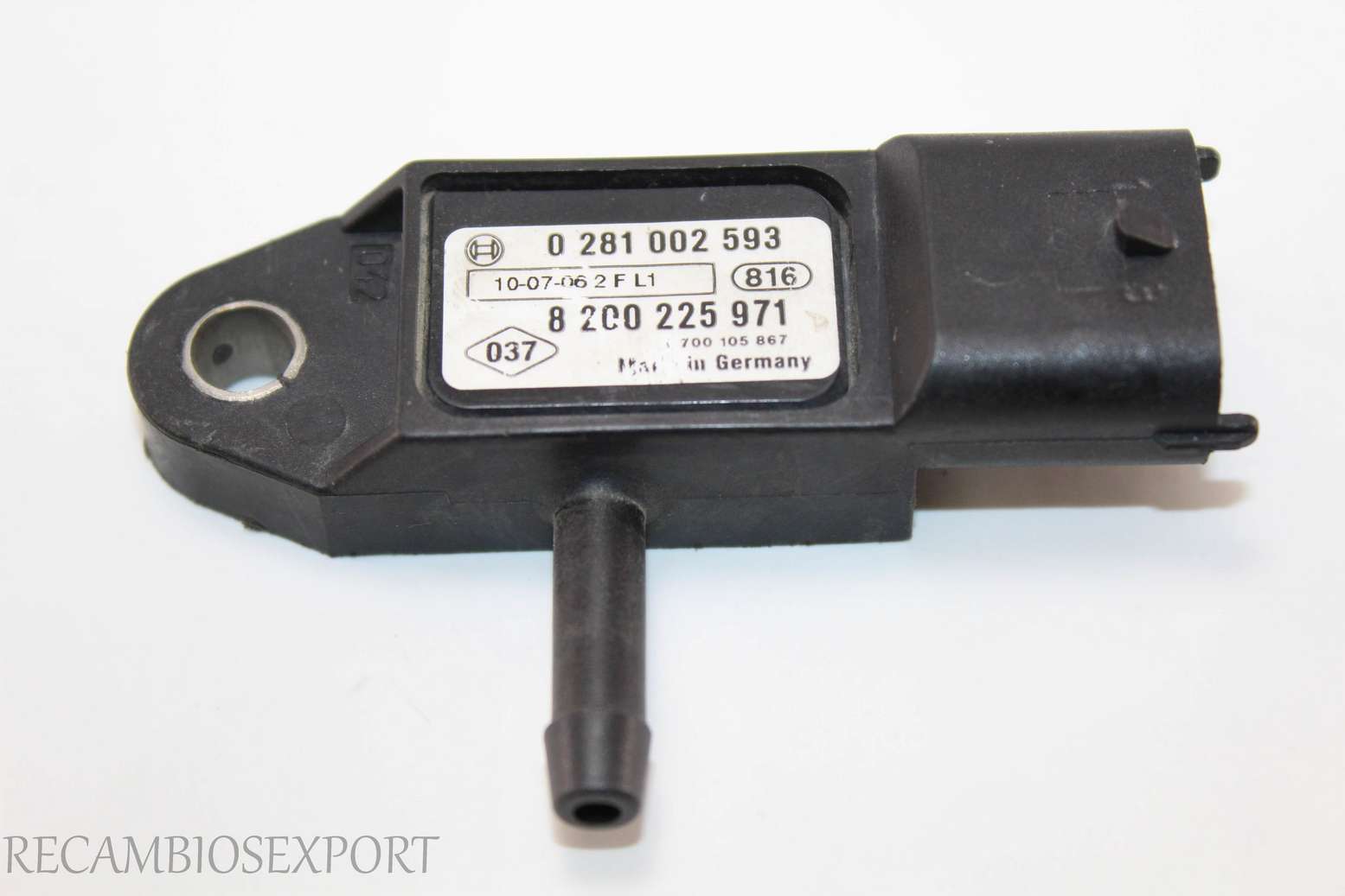 Sensor de presión Renault Clio Scenic Megane 8200225971 8 200 225 971 Bosch 0281002593 0 281 002 593 - foto 1