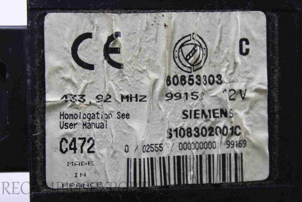 Modulo de control radio Alfa Romeo 156 60653303 Siemens S108302001C - foto 2