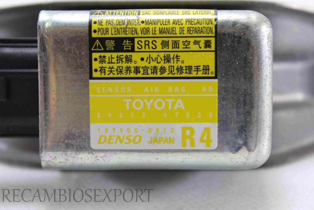 Sensor de airbag Toyota Prius 8983347030 89833-47030 Denso 1879000912 187900-0912 - foto 2