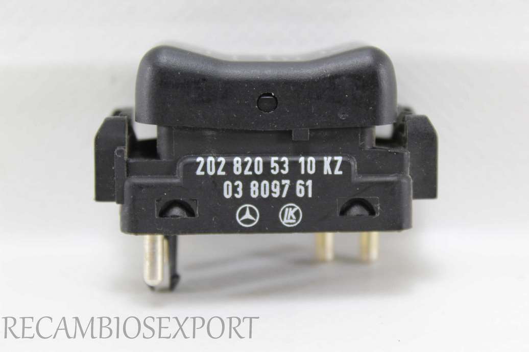 Interruptor de elevalunas Mercedes W202 2028205310KZ 2028205310 KZ 202 820 53 10 KZ LK 03809761 03 8097 61 - foto 2