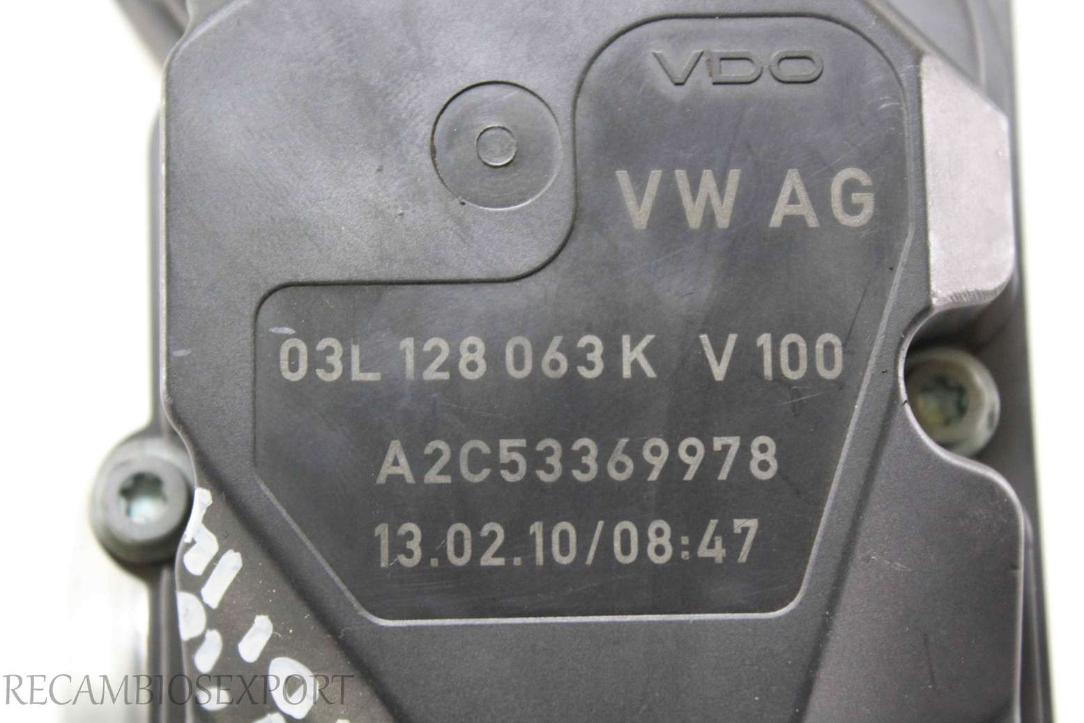 Caja mariposa VW Audi Seat Skoda 03L128063K 03L 128 063 K A2C53369978 - foto 2