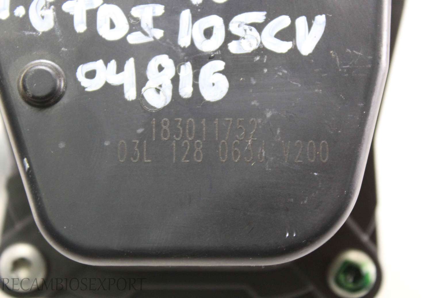 Caja mariposa Audi Seat Skoda VW 03L128063J 03L 128 063J - foto 2