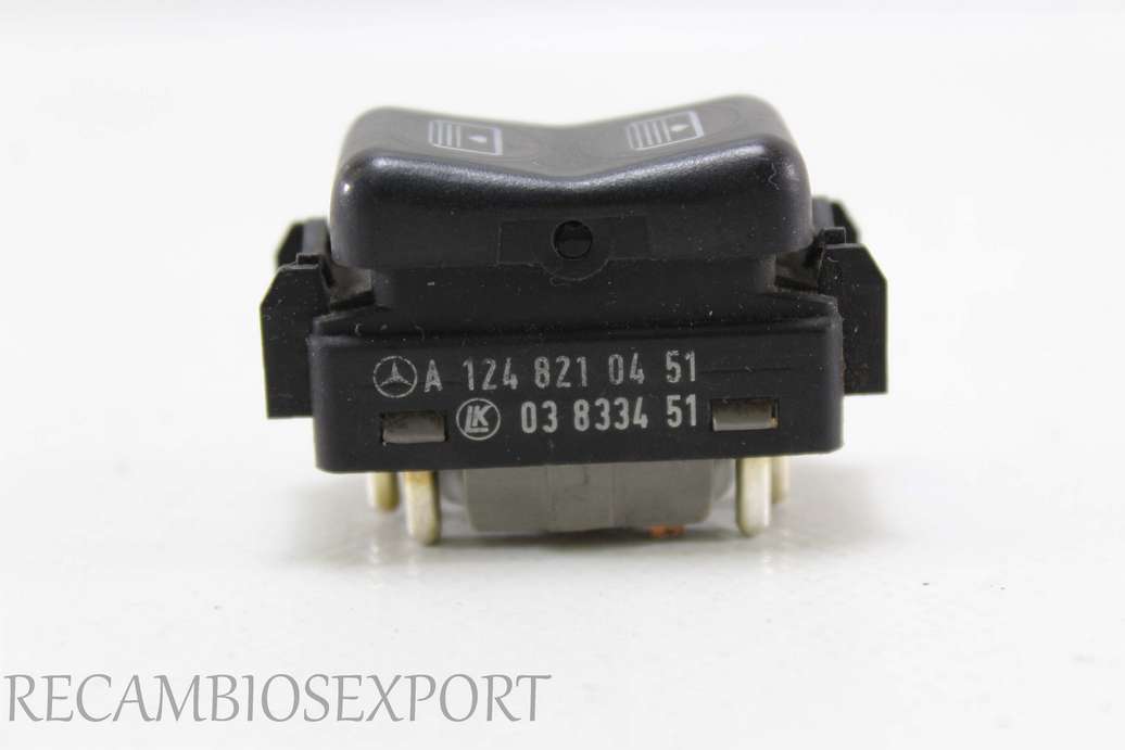 Interruptor de elevalunas Mercedes C124 C126 W124 W126 A1248210451 A 124 821 04 51 LK 03833451 03 8334 51 - foto 2