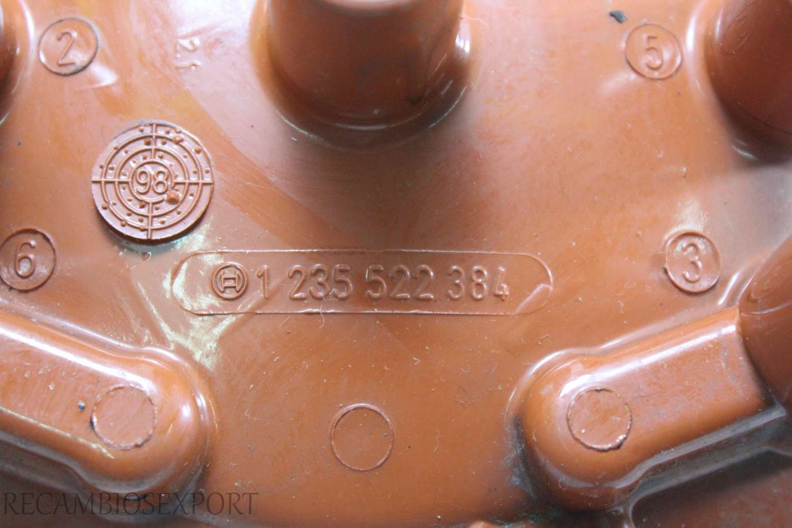 Distribuidor ignicion Mercedes W201 W124 W126 1031580002 103 158 00 02 Bosch 1235522384 1 235 522 384 - foto 3