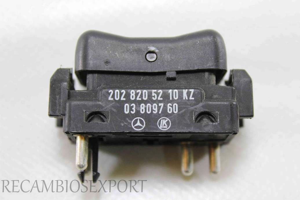Interruptor de elevalunas Mercedes W202 W140 2028205210KZ 2028205210 KZ  202 820 52 10 KZ 03809760 03 8097 60 - foto 2