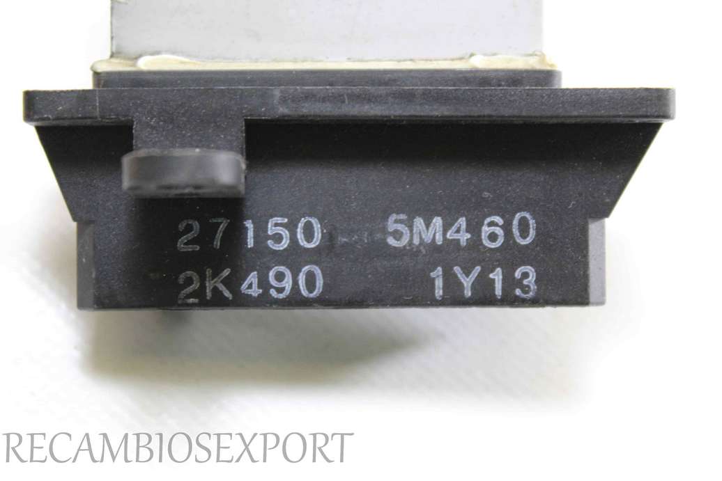Resistencia de calefacción Nissan Almera 271505M460 27150 5M460 2K4901Y13 2K490 1Y13 1X29E80 - foto 2