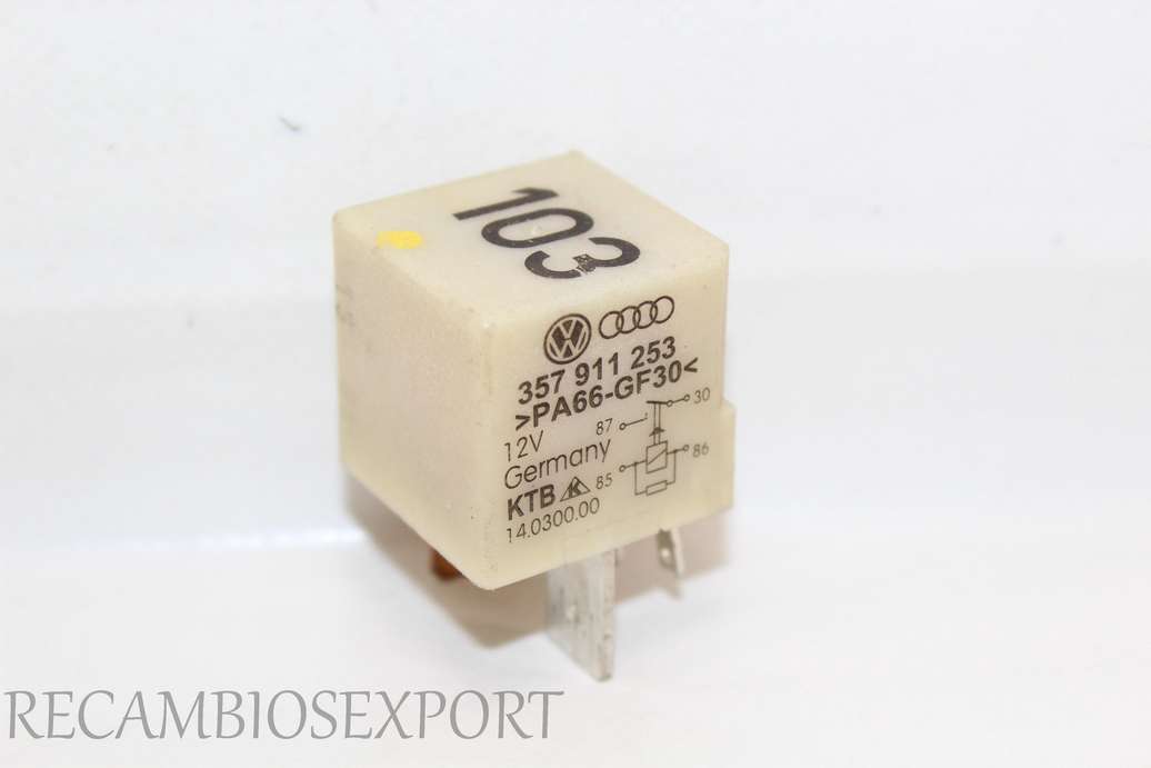 Rele 103 VW Audi Seat Skoda 357911253 357 911 253 14030000 14.0300.00 - foto 1