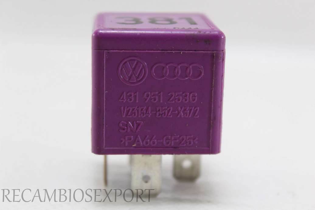 Rele 381 VW Skoda Audi 431951253G 431 951 253G Siemens V23134B52X372 V23134-B52-X372 - foto 2