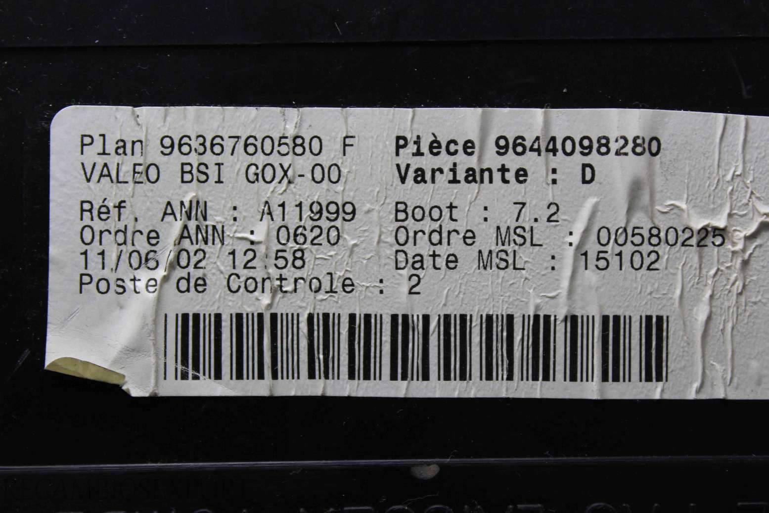 Caja de fusibles Peugeot 307 - foto 2