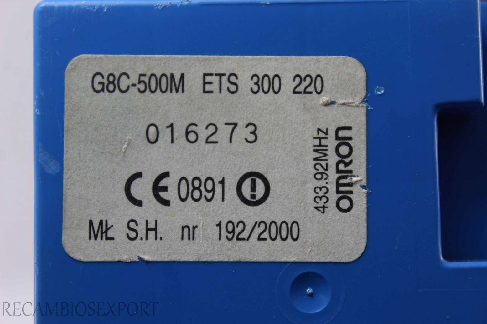 Caja de fusibles Mitsubishi Space Wagon Shogun MR445952 Omron 43392HMZ 433.92HMZ G8C500M 1D240008 1D24-0008 - foto 4