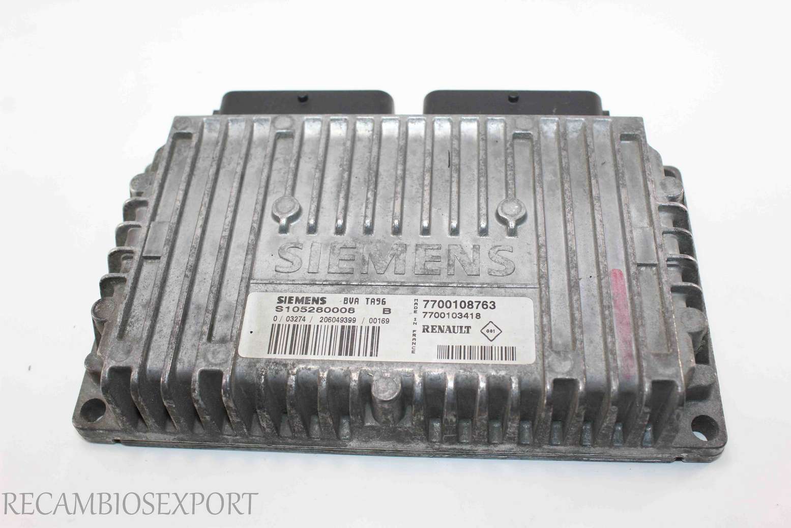 Centralita del motor Renault Scenic 7700108763 7700103418 Siemens S105280008B S105280008 B - foto 1