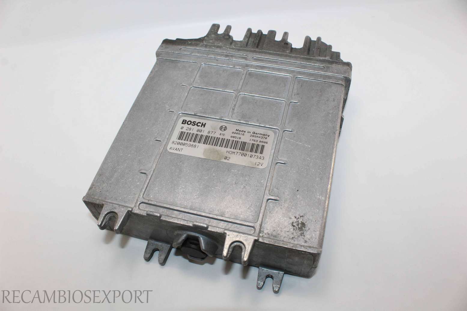 Centralita del motor Renault Scenic 8200059881 Bosch 0281001877 0 281 001 877 HOM7700107343 - foto 1