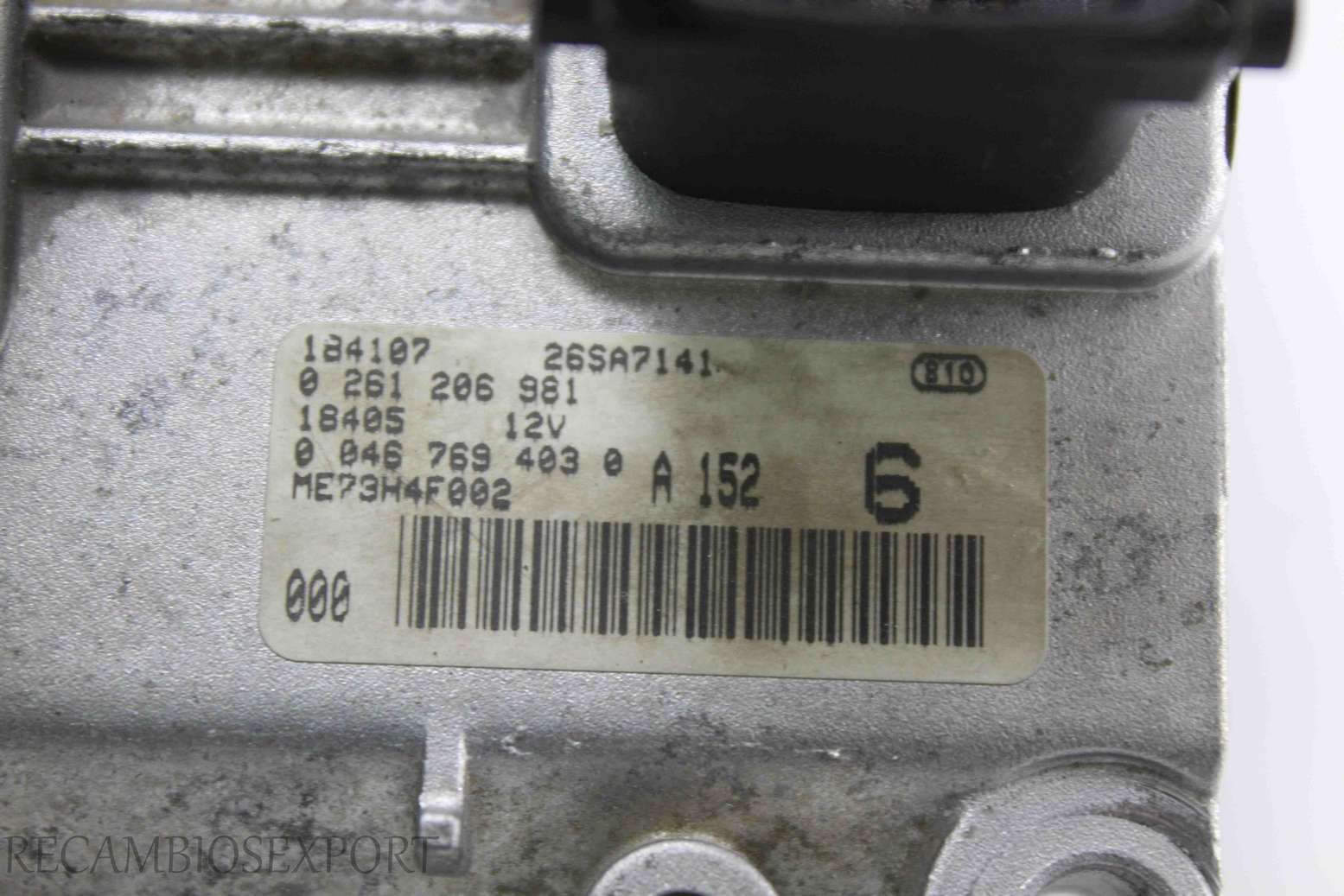 Centralita del motor Fiat Punto Bosch 0261206981 0 261 206 981 0046769403 0 046 769 403 00467694030 ME73H4F002 26SA7141 - foto 2