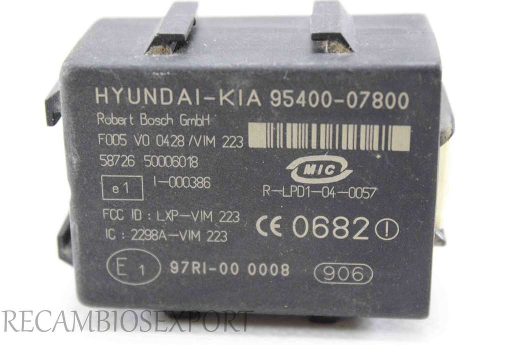 Rele Kia Picanto 9540007800 95400-07800 Bosch F005V00428 F005 V0 0428 50006018 - foto 2