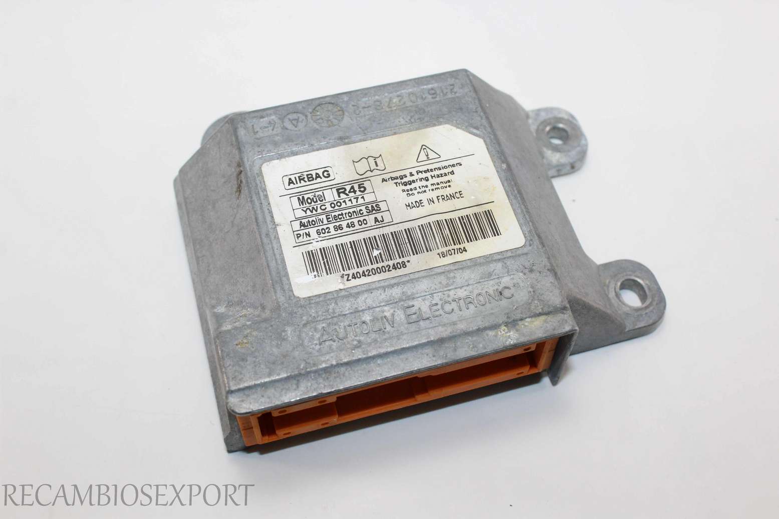 Centralita de airbag Rover 45 YWC001171 602864800AJ 602864800AJ 602 86 48 00 AJ - foto 1