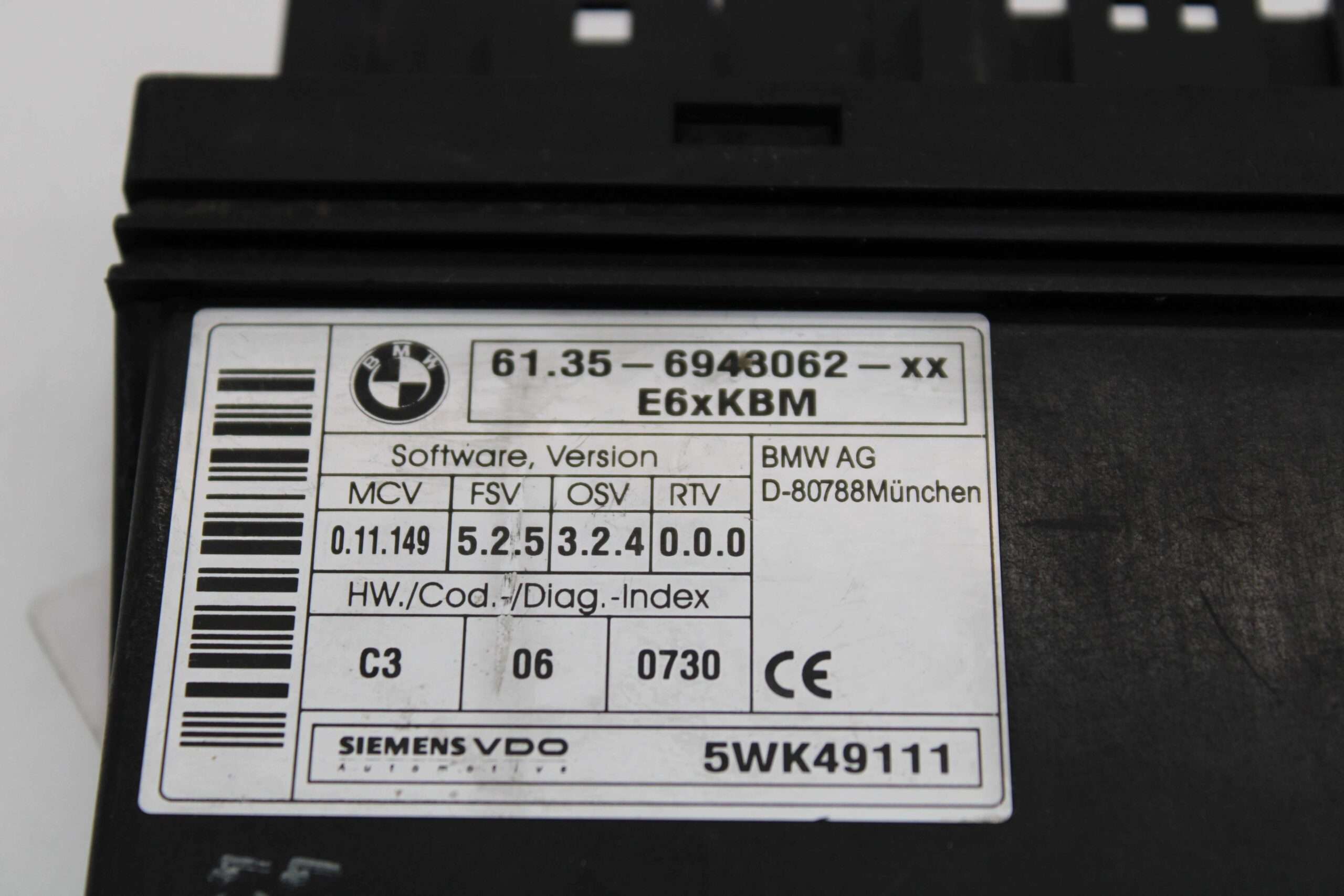 Módulo Control de Puerta BMW E60 E61 - foto 2