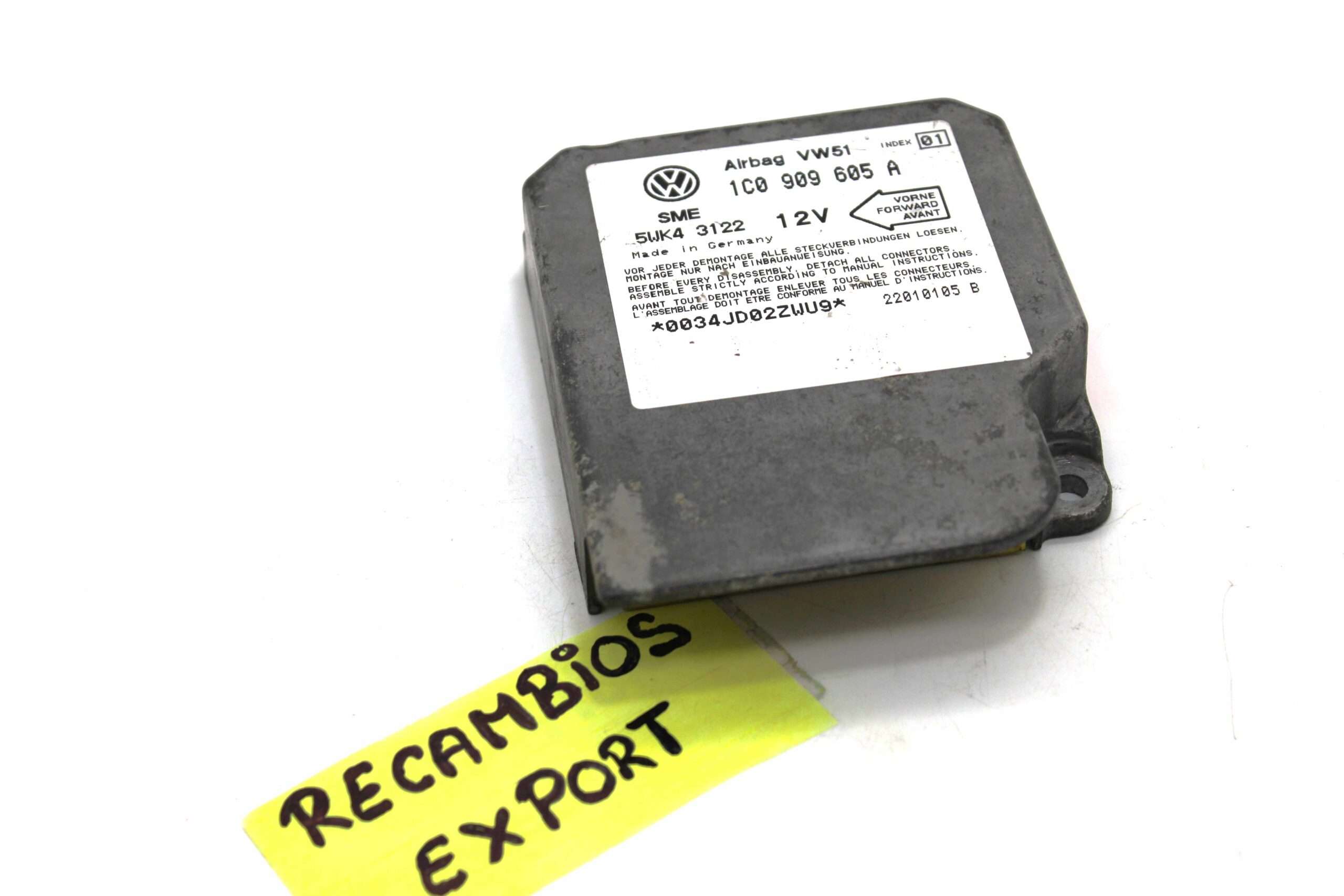 Centralita de Airbag Volkswagen Golf - foto 1