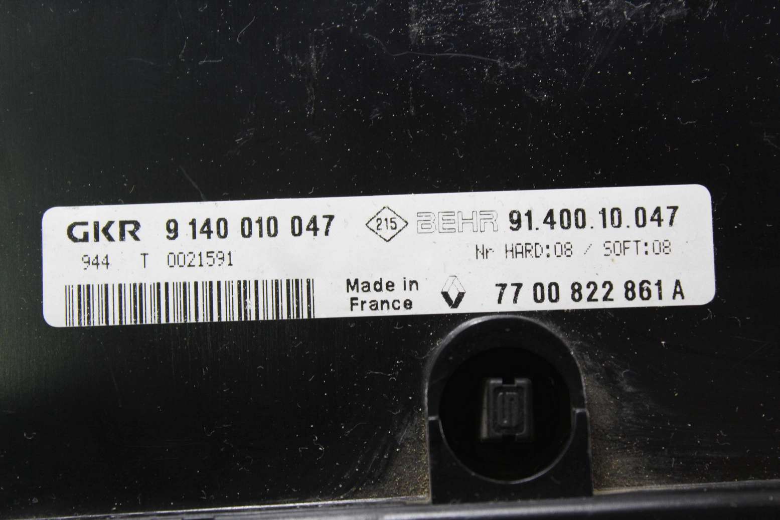 Panel de clima Renault Laguna 7700822861A 77 00 822 861 A Behr 9140010047 91.400.10.047 GKR 9140010047 9 140 010 047 - foto 3