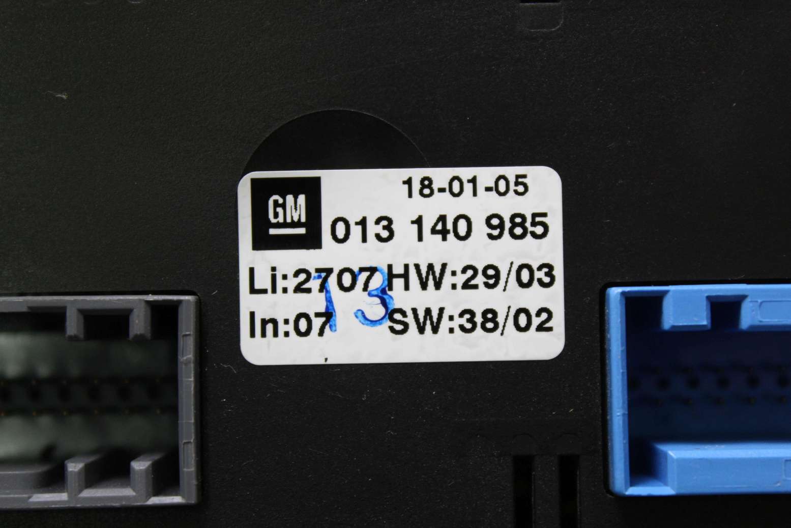 Panel de clima Opel Zafira 013140985 013 140 985 GM013140985 - foto 3