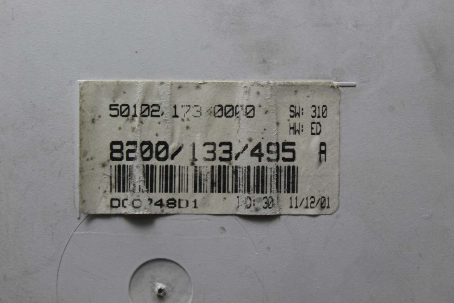 Cuadro de instrumentos Renault Kangoo 8200133495A 8200/133/495 A 501021730000 50102.173/0000 - foto 3