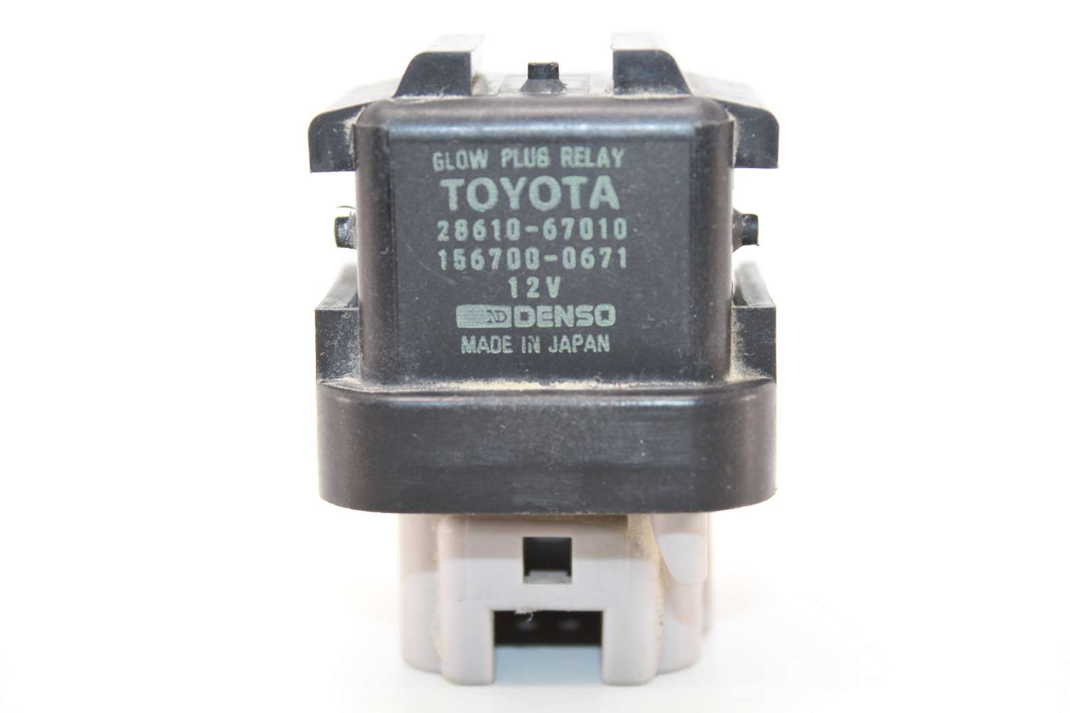 Rele de precalentamiento Toyota Avensis 2861067010 28610-67010 Denso 1567000671 156700-0671 - foto 1