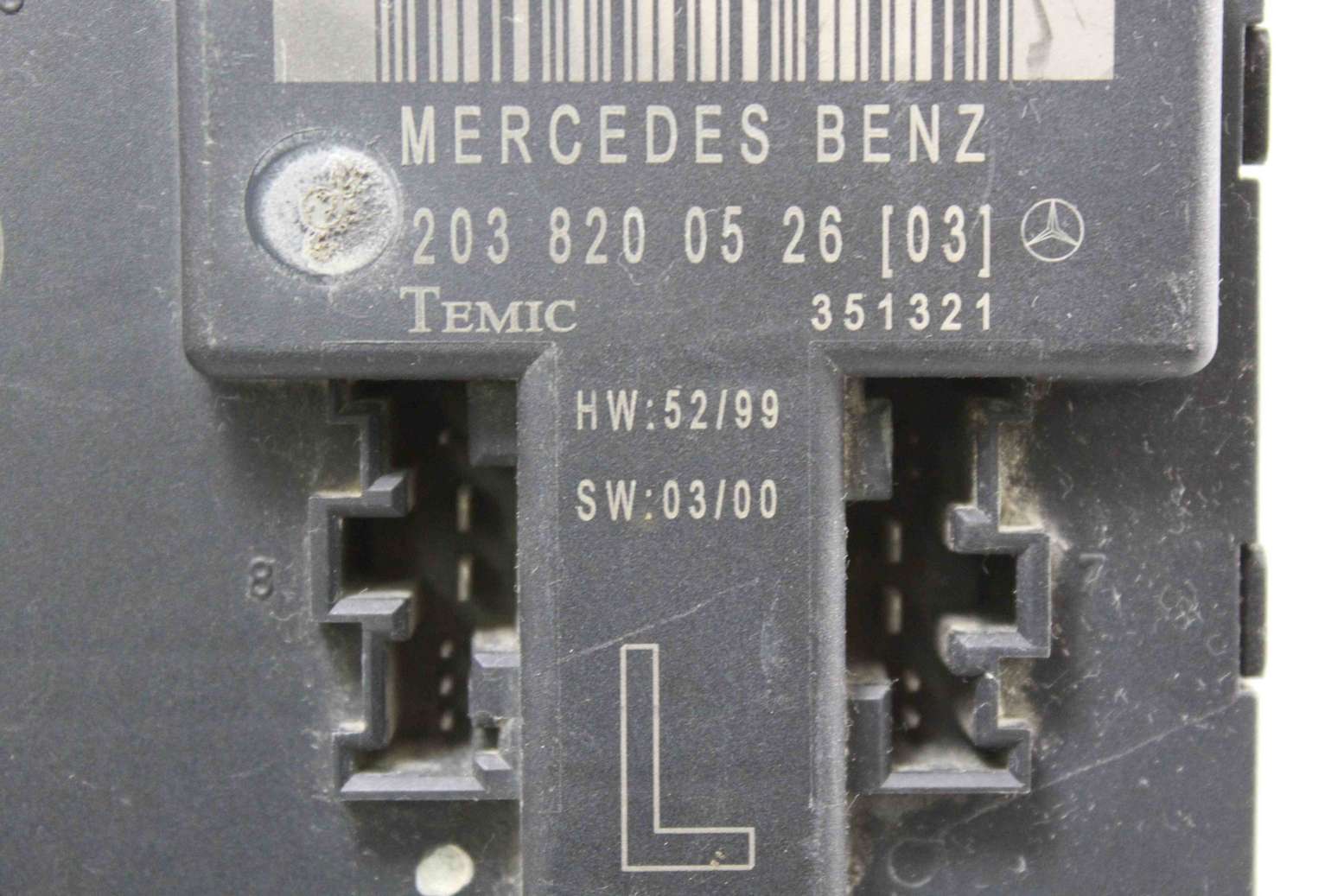 Centralita cierre Mercedes W203 2038200526 203 820 05 26 Temic 351321 Q7 - foto 2