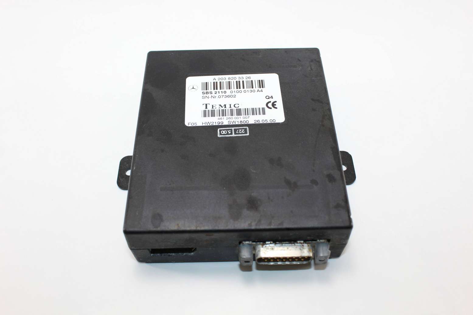 Modulo de control Mercedes W220 W203 A2038203326 A 203 820 33 26 Temic 461260001007 461 260 001 007 211001000130A4 2110 0100 0130 A4 - foto 1