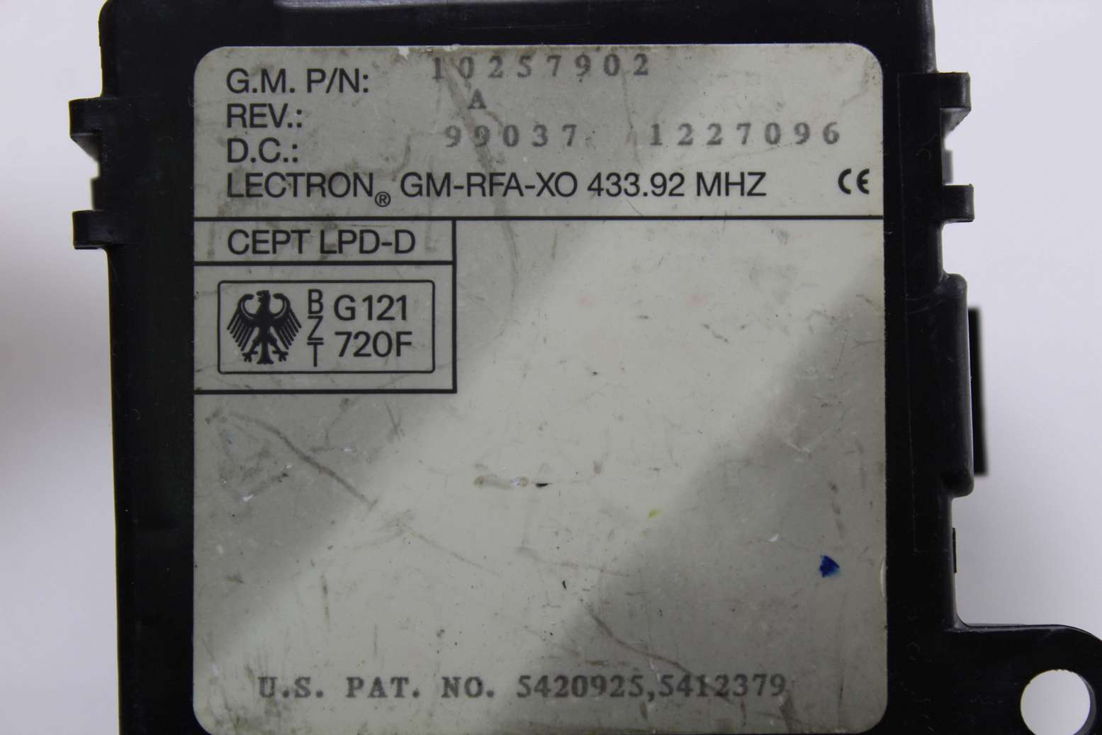 Modulo de control receptor Opel Sintra 10257902 5420925 5412379 - foto 2