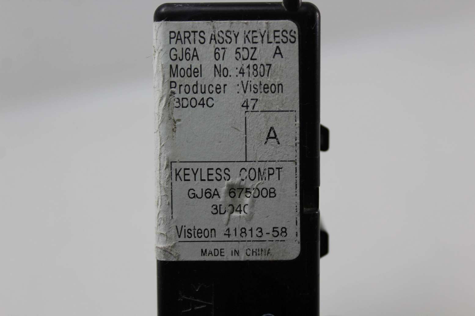 Modulo de control Mazda 6 GJ6A675DZA GJ6A 67 5DZ A GJ6A675D0B GJ6A 675D0B Visteon 4181358 41813-58 - foto 2