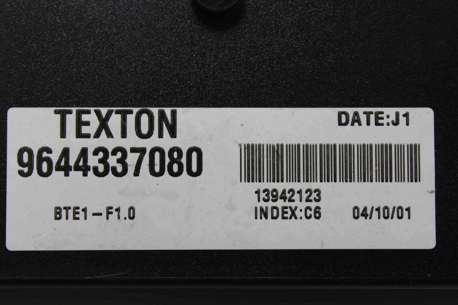 Módulo de cierre centralizado Peugeot 206 9644337080 DATE J1 Ind. C6 13942123 - foto 2
