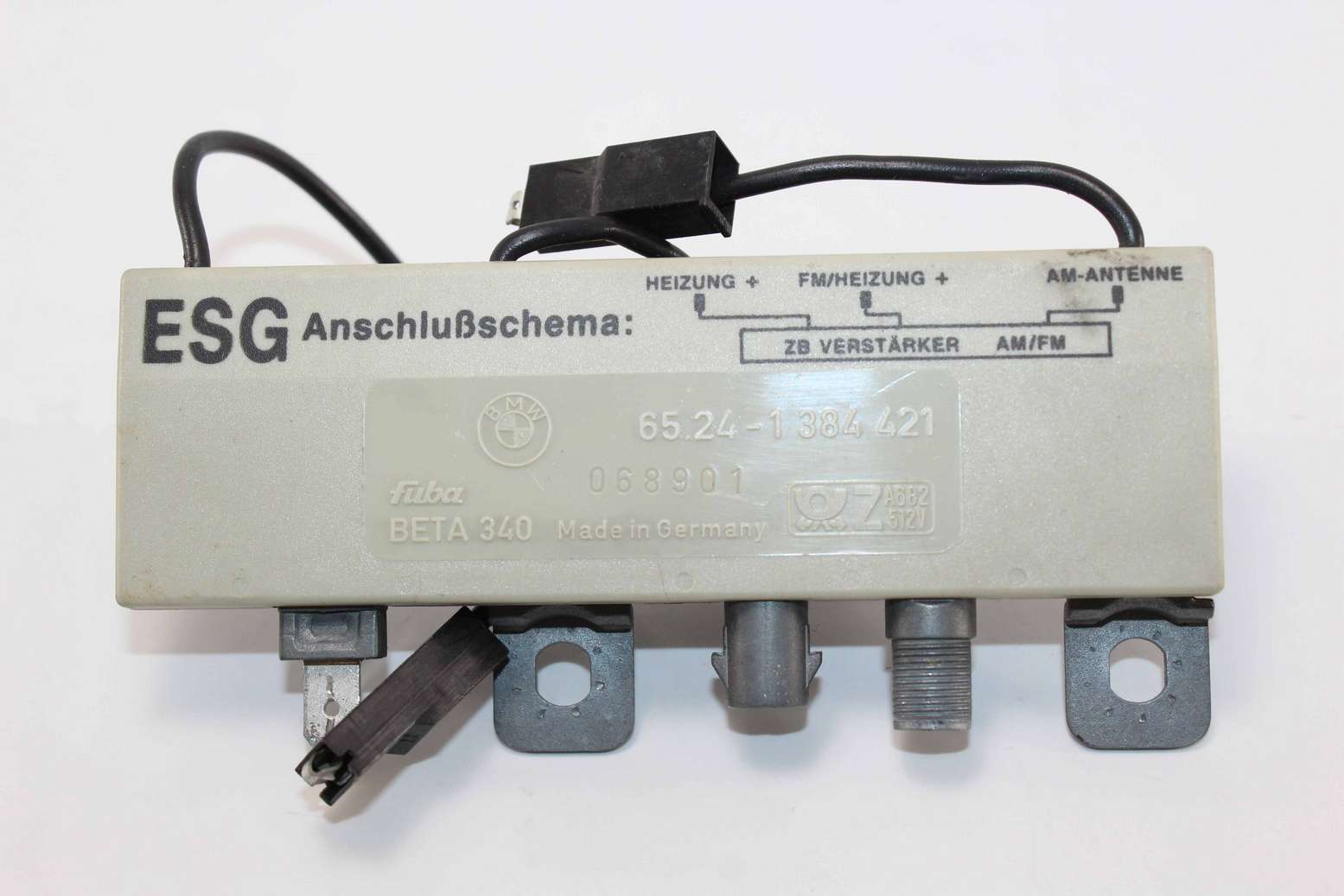 Amplificador de antena BMW E34 65241384421 65.24-1 384 421 - foto 1