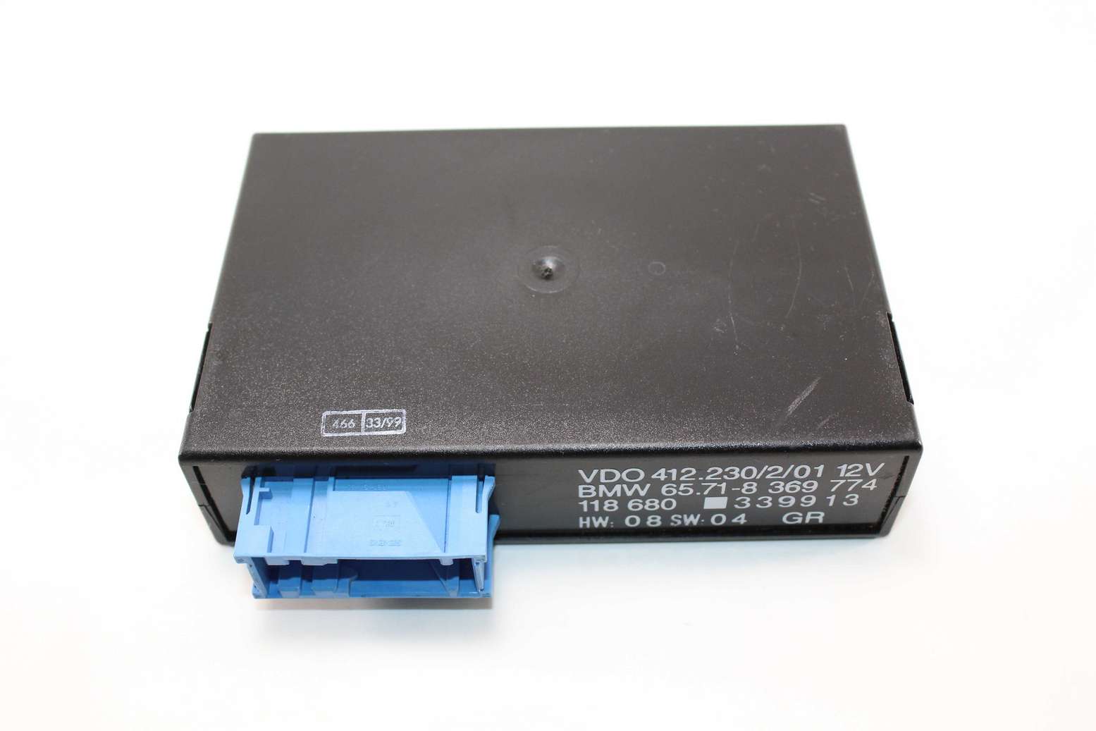 Módulo de control de crucero BMW E46 65718369774 65.71-8 369 774 118680 118 680 VDO 412230201 412.230/2/01 - foto 1