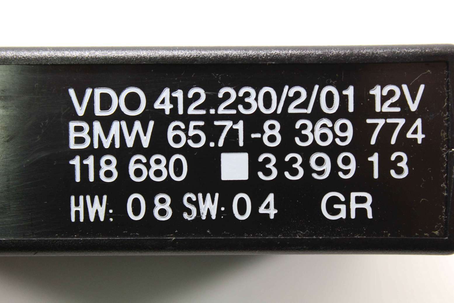 Módulo de control de crucero BMW E46 65718369774 65.71-8 369 774 118680 118 680 VDO 412230201 412.230/2/01 - foto 2