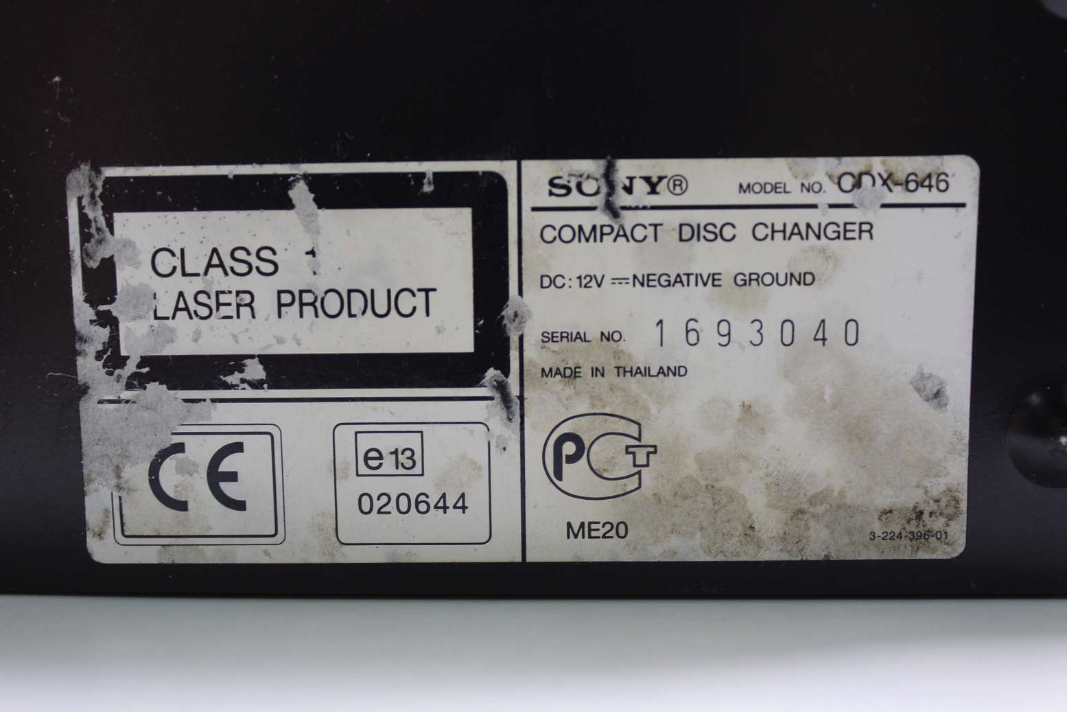 Módulo de cambiador de CD Sony CDX646 CDX-646 1693040 - foto 5