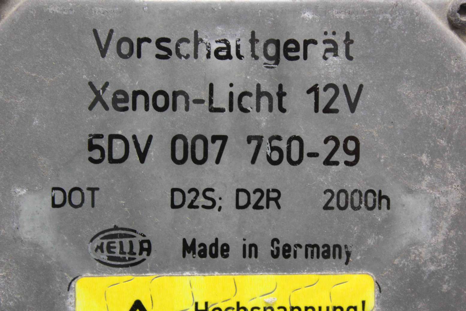 Modulo de control BMW E39 5DV00776029 5DV 007 760-29 Xenon Hella - foto 2