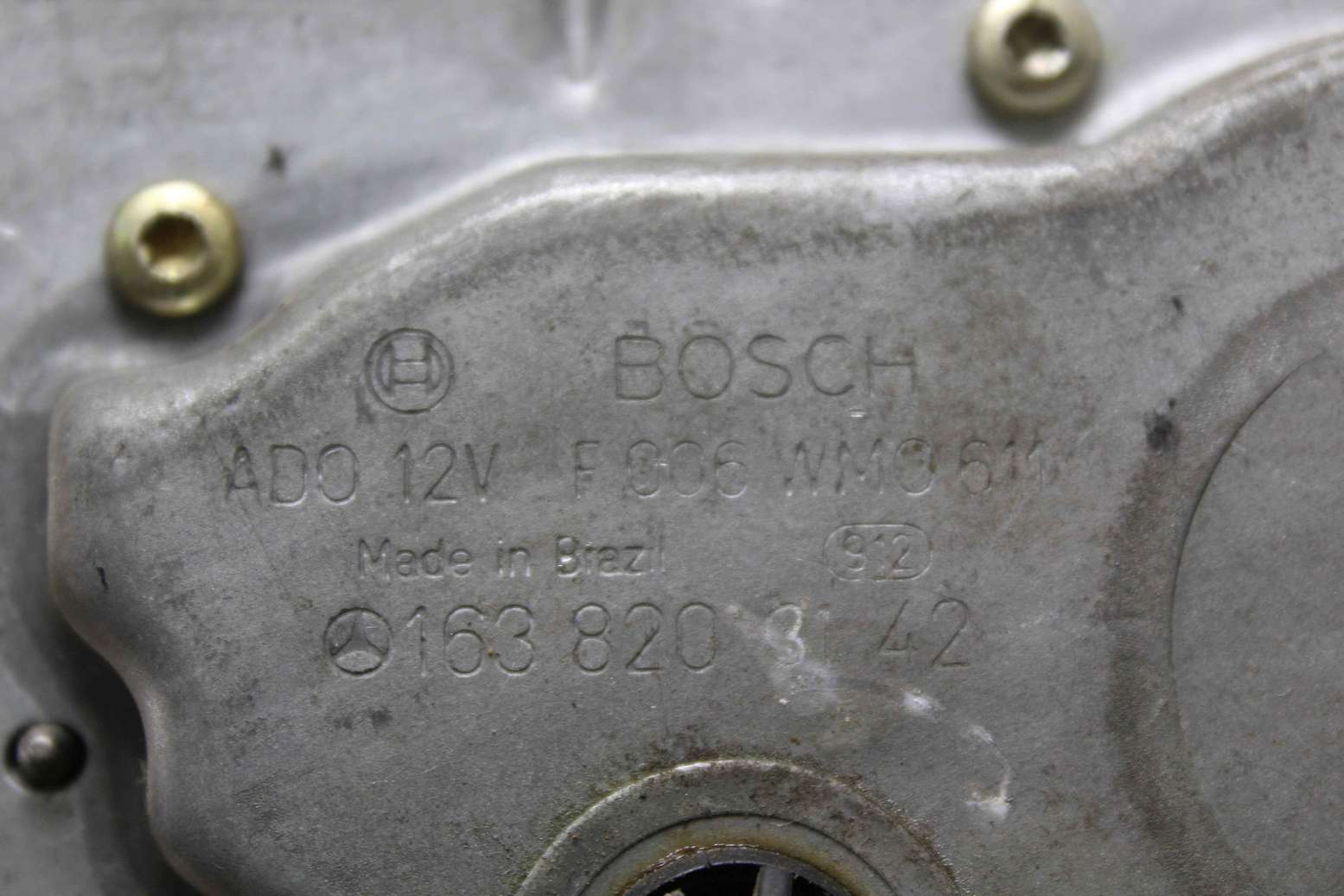 Motor de elevalunas Mercedes W163 1638203142 163 820 31 42 A0025421419 A 002 542 14 19 Bosch F006WM0611 F 006 WM0 611 F006WMO611 - foto 3