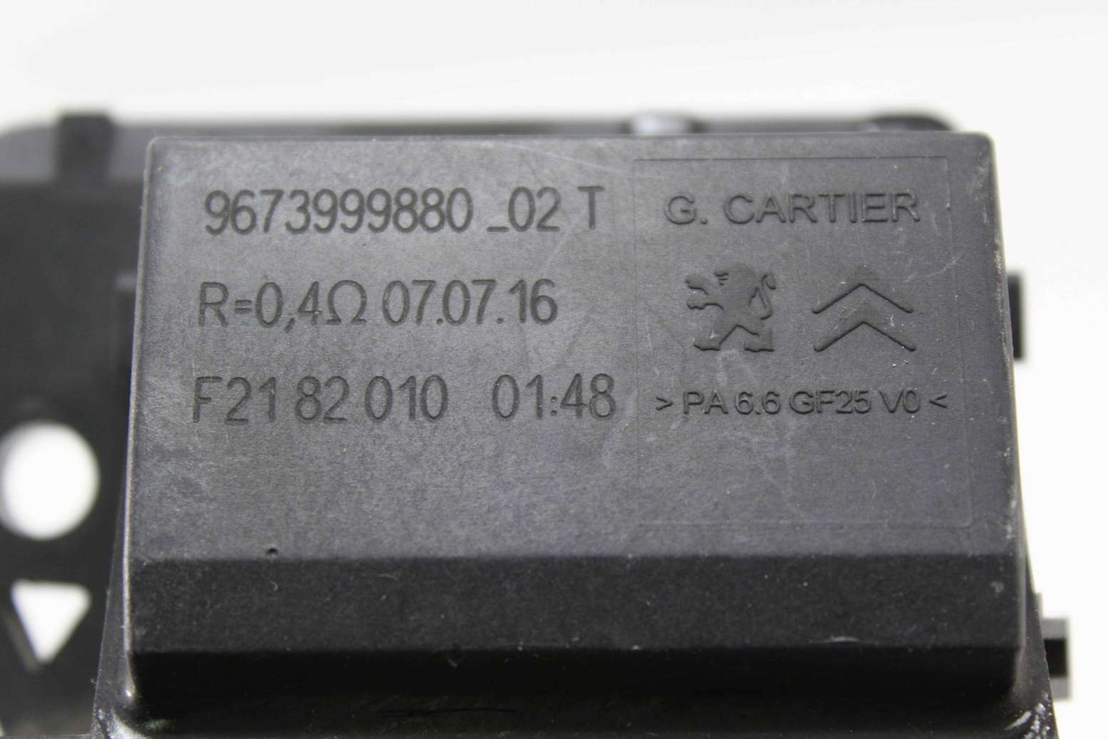 Resistencia de calefacción Peugeot 206 307 308 Citroen Berlingo C4 967399988002T 9673999880-02 T G.Cartier - foto 2