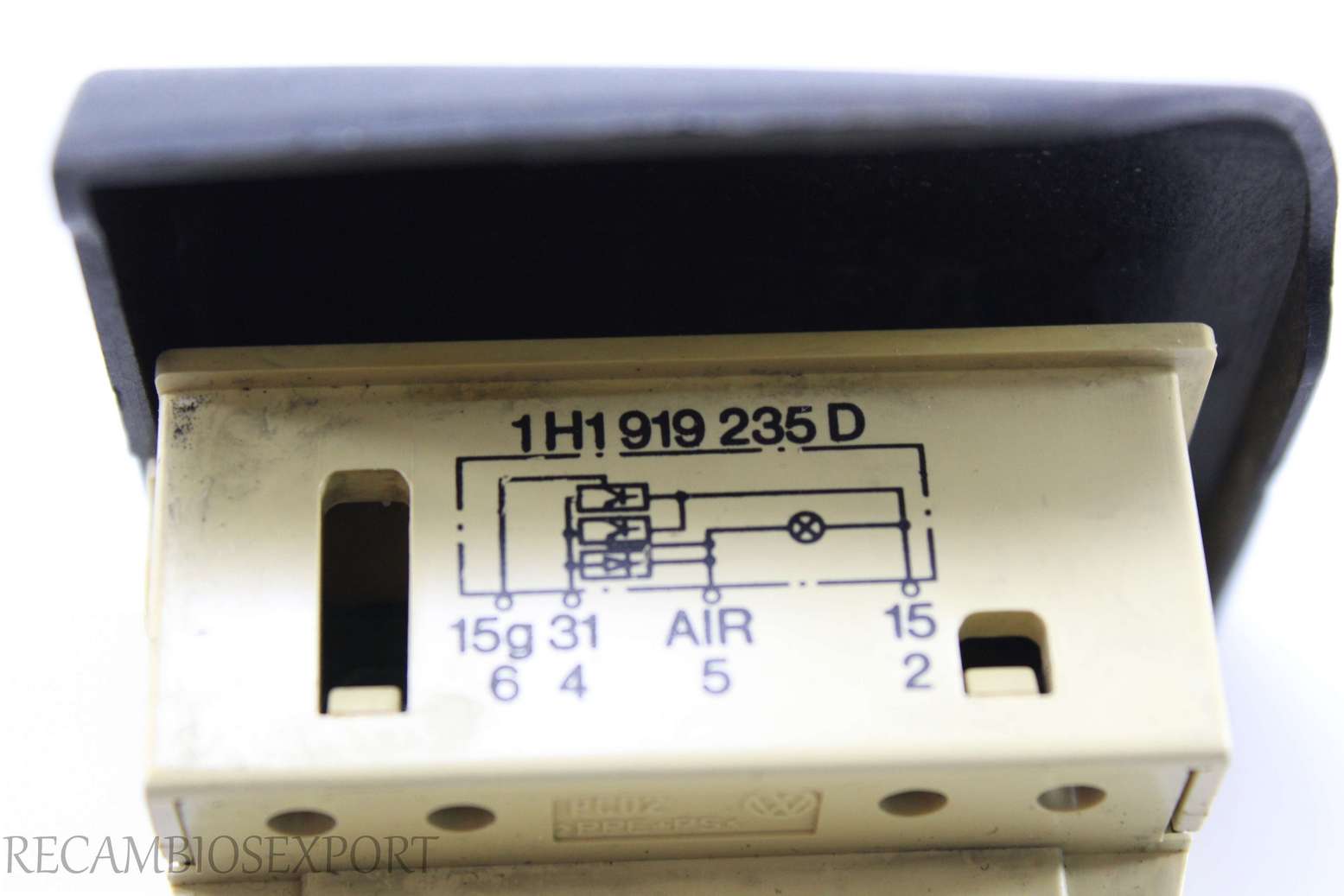 Interruptor de airbag de luz piloto VW Golf 1H1919235D 1 H1 919 235 D - foto 2