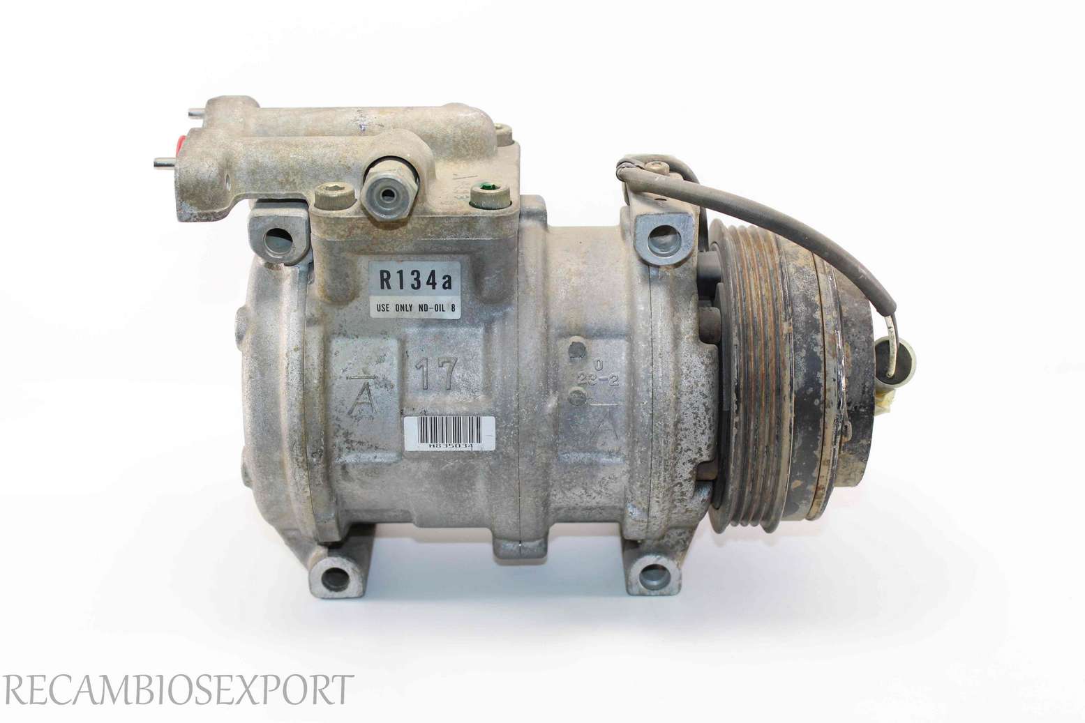 Compresor de aire acondicionado Land Rover 4472003433 447200-3433 R134A Denso - foto 1