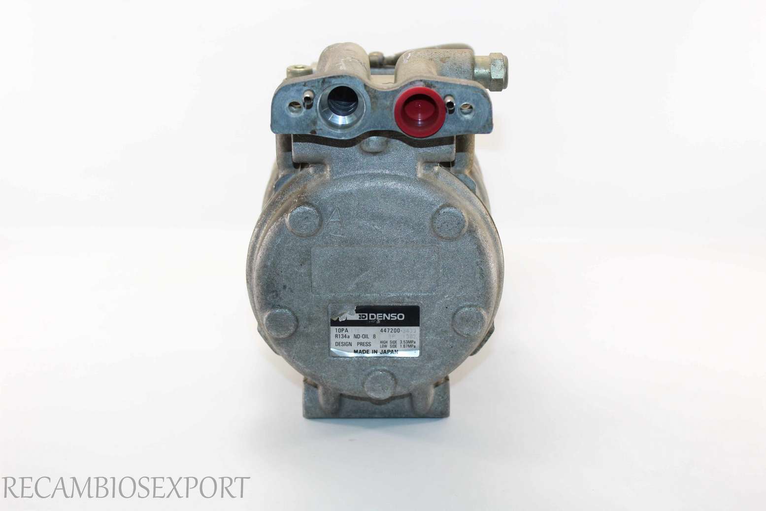 Compresor de aire acondicionado Land Rover 4472003433 447200-3433 R134A Denso - foto 4