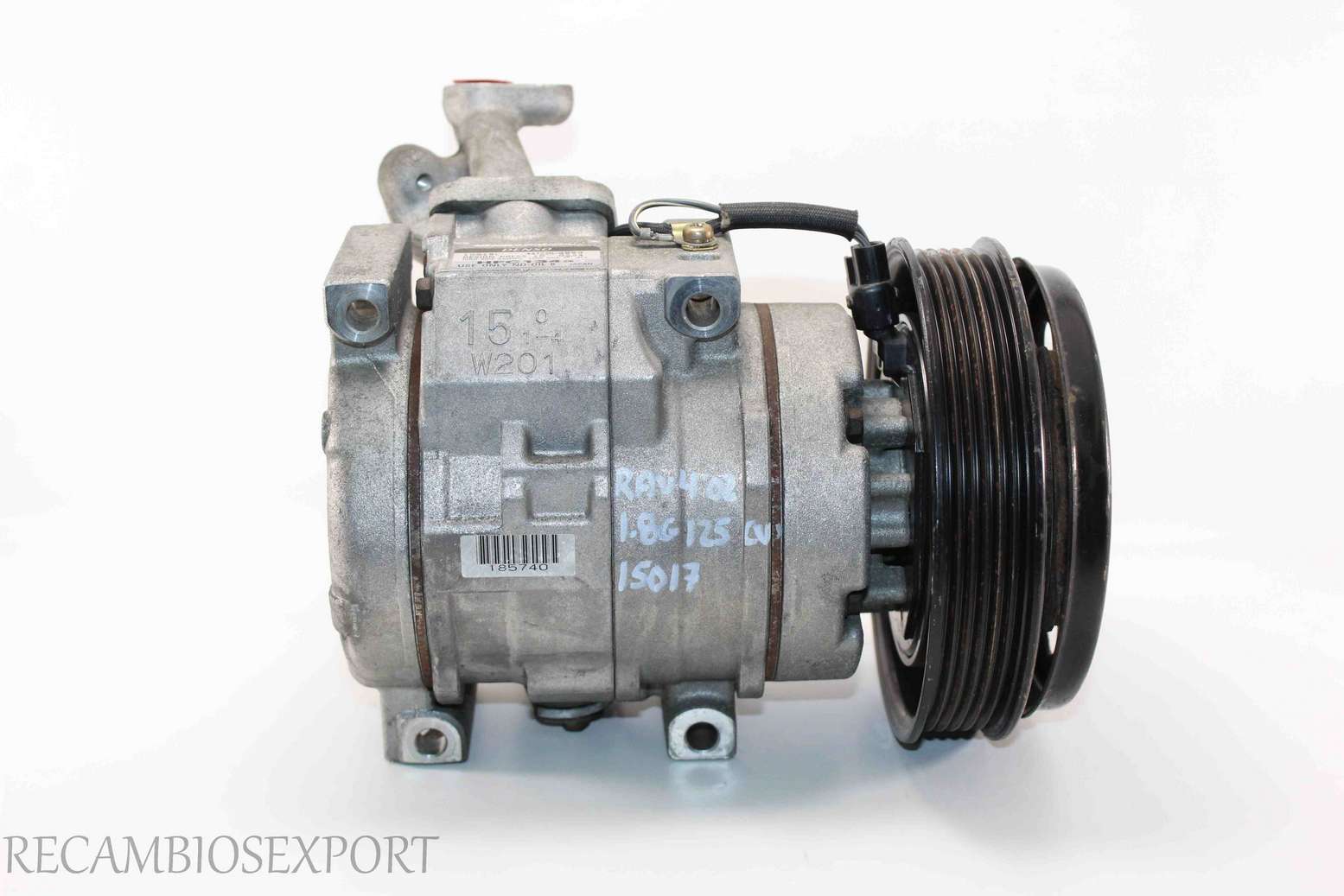 Compresor de aire acondicionado Toyota Rav 2473000151 247300-0151 4472203953 447220-3953 Denso - foto 3