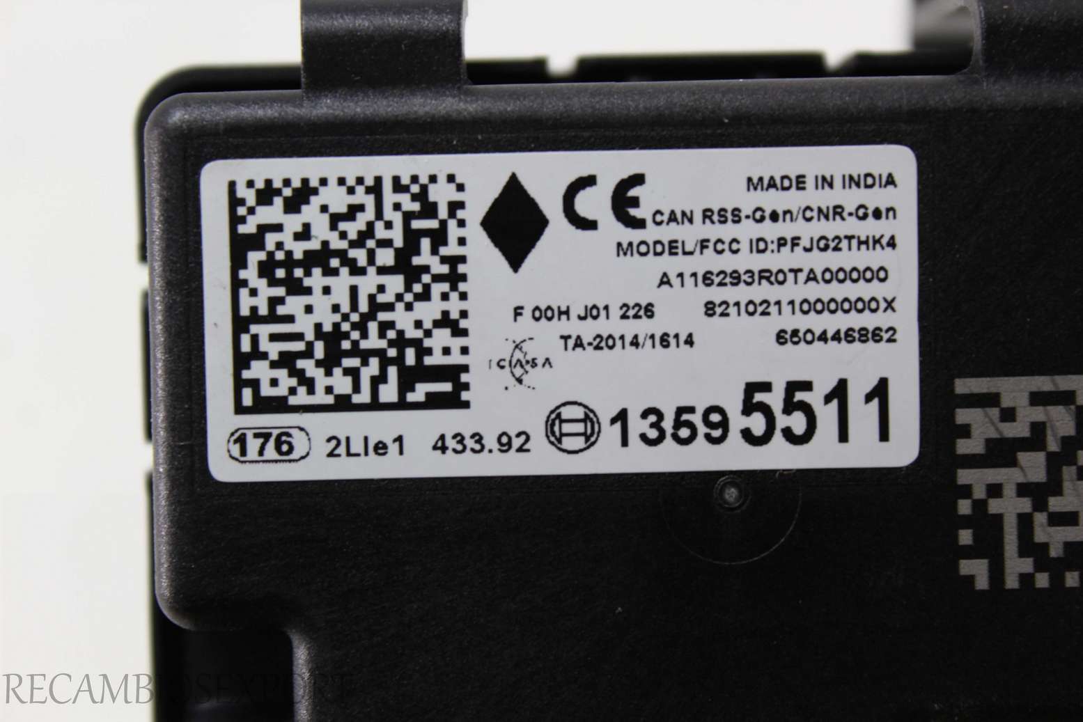 Modulo distancia de antena Opel Astra 13595511 1359 5511 - foto 2