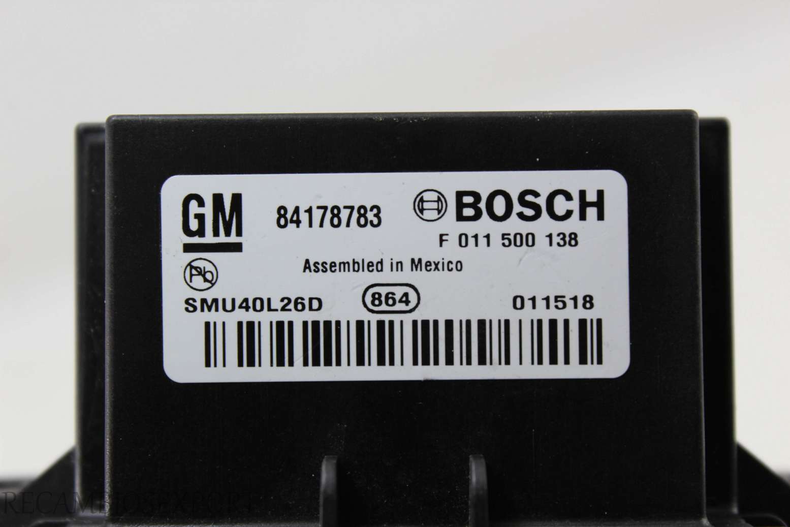 Resistencia Opel Mokka 84178783 GM GM84178783 Bosch F011500138  F 011 500 138 - foto 2