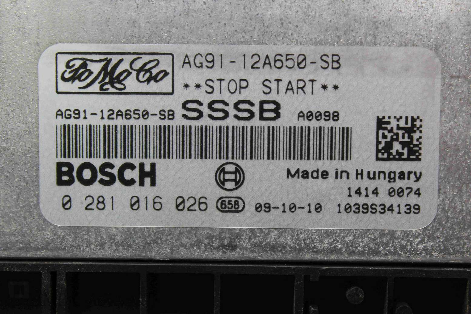 Centralita del motor Land Rover Freelander AG9112A650SB AG91-12A650-SB Bosch 0281016026 0 281 016 026 SSSB - foto 2