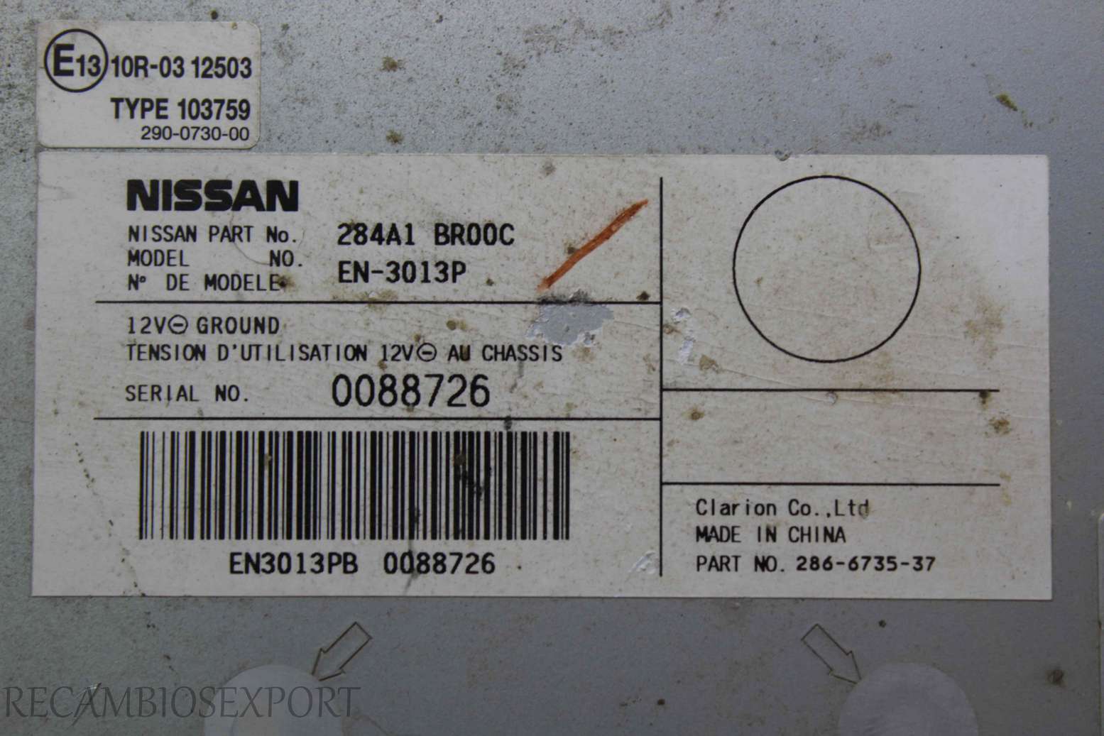 Modulo de control Nissan Qashqai 284A1BR00C 284A1 BR00C 0088726 EN-3013P - foto 2