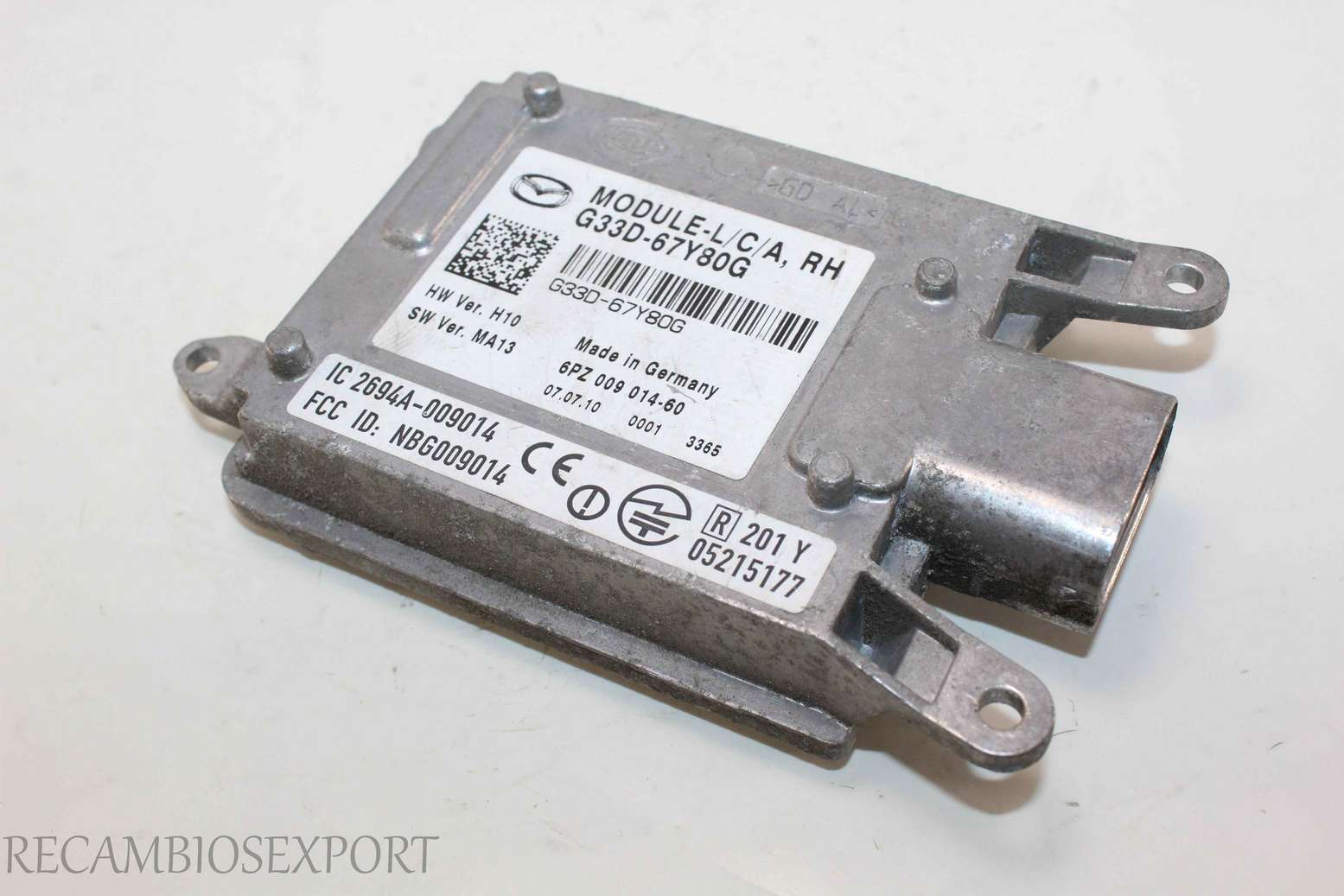 Modulo de trasero Mazda 6 G33D67Y80G G33D-67Y80G 6PZ00901460 6PZ 009 014-60 2694A009014 2694A-009014 NBG009014 05215177 - foto 1