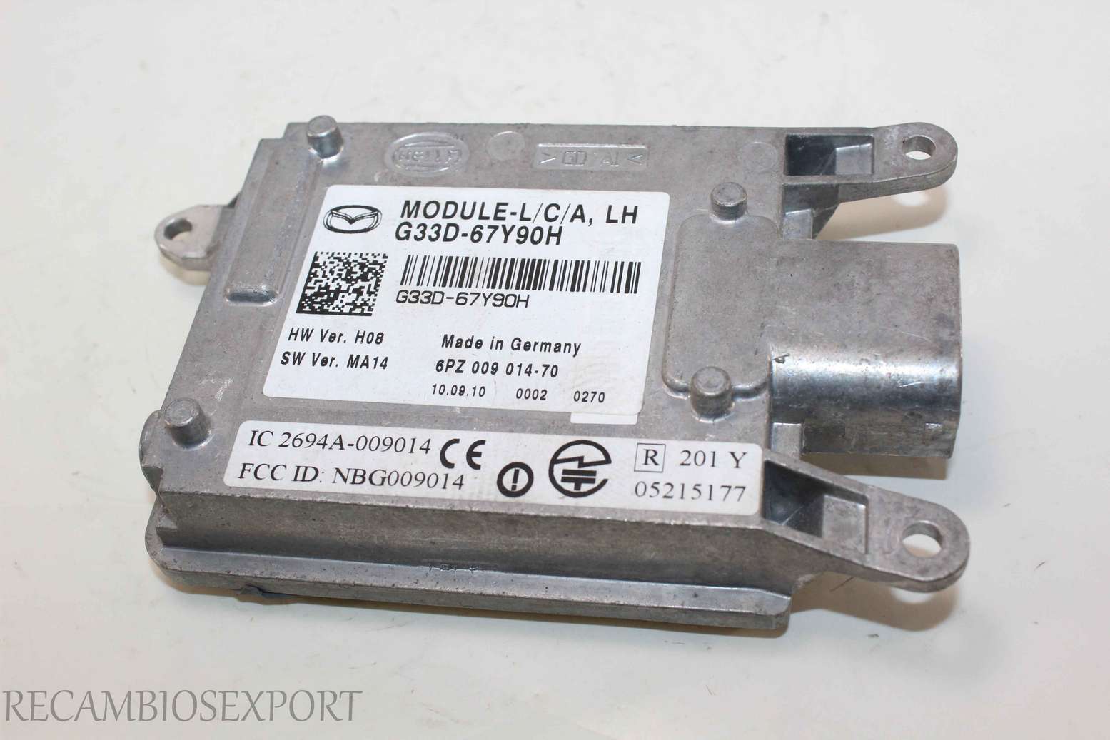 Modulo de trasero Mazda 6 G33D67Y90H G33D-67Y90H 6PZ00901470 6PZ 009 014-70 2694A009014 2694A-009014 NBG009014 05215177 - foto 1